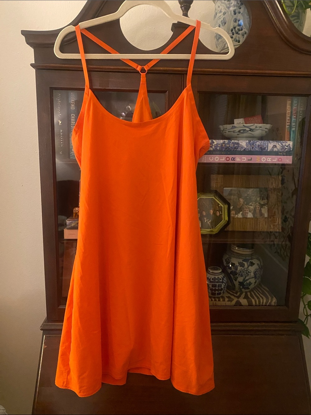 NWOT Outdoor Voices Bright Orange Athletic Dress